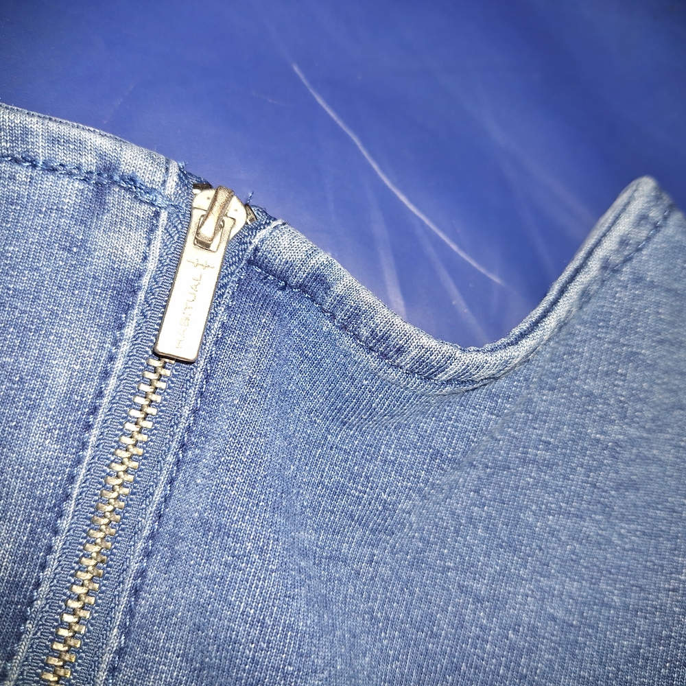 Habitual Denim Blue Casual Dress - Picture 7 of 8